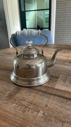 Oud keteltje met porseleinen knop handvat, Antiek en Kunst, Antiek | Koper en Brons, Ophalen of Verzenden
