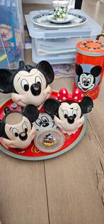 Vintage Disney theeservies - 80s, Verzamelen, Disney, Mickey Mouse, Gebruikt, Ophalen