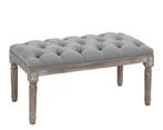 Homcom gepolsterde bankje, Kunststof, 125 cm of meer, Nieuw, Ophalen of Verzenden