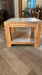 Houten Bijzettafel / Salontafel, Huis en Inrichting, Tafels | Sidetables, Gebruikt, Minder dan 50 cm, Ophalen of Verzenden, Minder dan 25 cm