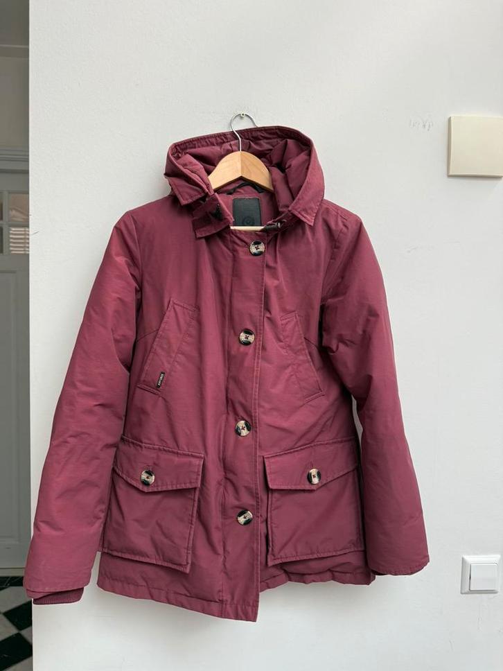 Airforce dames parka – bordeaux – maat M, Kleding | Dames, Jassen | Winter, Zo goed als nieuw, Maat 38/40 (M), Rood, Ophalen of Verzenden