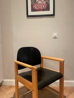 Vintage designstoel hout multiplex stijl Kembo/Magnus Olesen, Huis en Inrichting, Stoelen, Ophalen, Gebruikt, Zwart, Eén