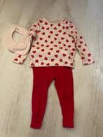Roze - Rood setje maat 74 / 80 Lupilu, Meisje, Ophalen of Verzenden, Zo goed als nieuw, Setje