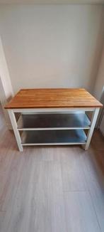 Keukeneiland IKEA 126x79x90 cm, Huis en Inrichting, Ophalen, Gebruikt, 25 tot 50 cm, Minder dan 100 cm