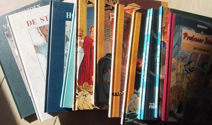 Twaalf stripboeken (hardcover), Boeken, Stripboeken, Gelezen, Meerdere stripboeken, Ophalen of Verzenden