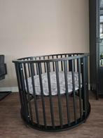 Mooie zwarte ronde box, Ophalen, Zo goed als nieuw, Rond, Wieltjes