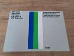 Volkswagen Kever kleurenprogrammas 1971, Boeken, Ophalen of Verzenden, Gelezen, Volkswagen