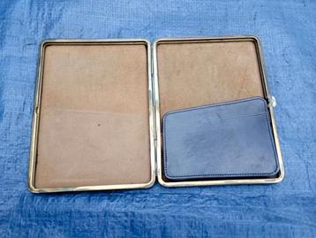 Sigarenetui leder vintage  beschikbaar voor biedingen