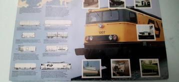 Bouwplaat 150jr Nederlandse spoorwegen Goederentrein ns 1307 beschikbaar voor biedingen
