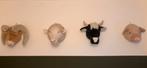BIBIB dierenkoppen - ram, schaap, koe, varken, Ophalen of Verzenden, Zo goed als nieuw, Wanddecoratie