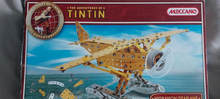 Tintin Hydravion/Seaplane Meccano Set!, Kinderen en Baby's, Speelgoed | Duplo en Lego, Zo goed als nieuw, Complete set, Ophalen of Verzenden