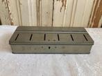 Brocante oud metalen huishoud - verdeel blik, Ophalen of Verzenden