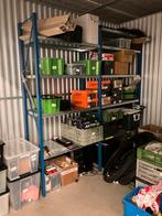 Stellingkast / Legbordstelling, stevig, 2m breed,4 staanders, Huis en Inrichting, Kasten | Stellingkasten, Ophalen, Zo goed als nieuw