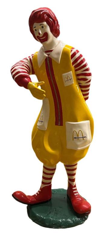 McDonald's, Ronald McDonald levensgroot beeld! Zeldzaam beschikbaar voor biedingen