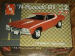 Bouwdoos 1974 Plymouth GTX AMT, Overige merken, Auto, Groter dan 1:32, Nieuw