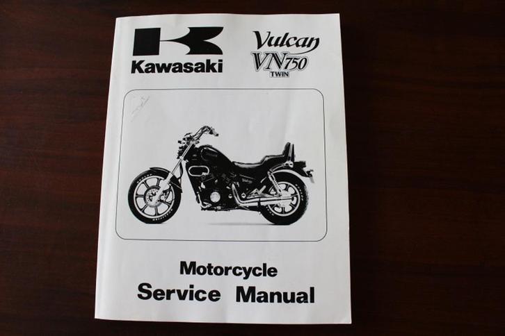 Kawasaki Vulcan VN750 1985 - 2003 motorcycle service manual, Motoren, Handleidingen en Instructieboekjes, Kawasaki, Ophalen of Verzenden