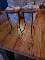 Te koop 2 decoratieve stolpen, Huis en Inrichting, Woonaccessoires | Stolpen, Ophalen of Verzenden, Zo goed als nieuw