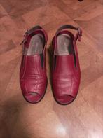 Picardi leren sandalen rood maat 39 /6, Picardi, Gedragen, Rood, Sandalen of Muiltjes