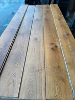 Eiken vloer 58 m2 multivloer 20 cm breed 2,5 cm dik top 7 mm, Ophalen, Gebruikt, Onbekend, 10 m² of meer