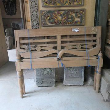 Tuinbank RQ33 teakhouten stationsbank terras bank teak hout beschikbaar voor biedingen