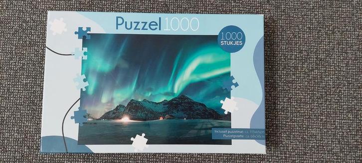 Puzzel 1000 st, Hobby en Vrije tijd, Denksport en Puzzels, Zo goed als nieuw, Legpuzzel, 500 t/m 1500 stukjes, Ophalen of Verzenden