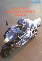 Folder SUZUKI Programma 2003, Ophalen of Verzenden, Suzuki