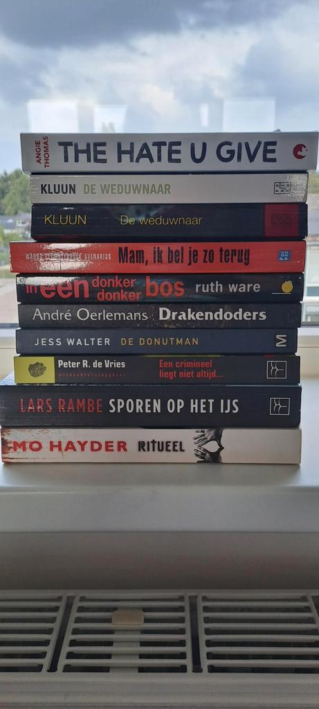 Thrillers - 9 Leesboeken, Boeken, Thrillers, Gelezen, Nederland, Ophalen of Verzenden