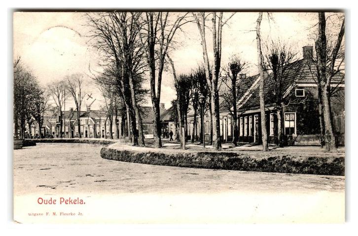 Oude Pekela, Verzamelen, Ansichtkaarten | Nederland, Gelopen, Groningen, Voor 1920, Verzenden