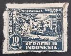 Indonesie 1946 - ZBL 29A - 1 jaar revolutie, Ophalen of Verzenden, Gestempeld, Zuidoost-Azië