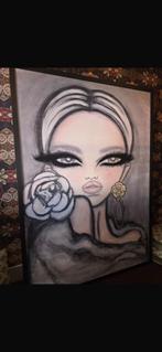 CHIQUE Art Collection – Camelia woven wall art, Antiek en Kunst, Ophalen