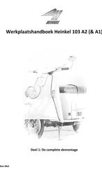 Werkplaatshandboeken voor de 103A1&A2, Verzenden, Overige merken