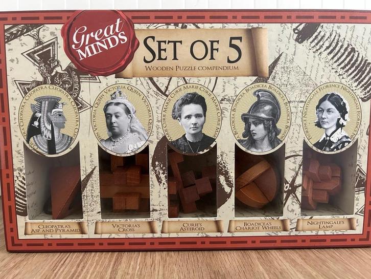 Professor Puzzle Grote Geesten: Beroemde Vrouwen 5-in-1, Hobby en Vrije tijd, Denksport en Puzzels, Nieuw, Rubik's of 3D-puzzel