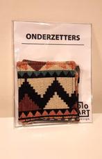 Onderzetters etnische print - vierkant 4 stuks, Verzenden, Nieuw, Glas of Kopje