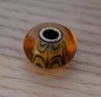 Trollbeads Unique goudgeel met blauw, Sieraden, Tassen en Uiterlijk, Glas of Kristal, Ophalen of Verzenden, Zo goed als nieuw