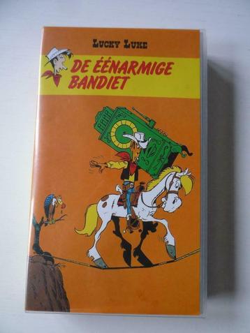 VHS Videoband Lucky Luke De Eénarmige Bandiet beschikbaar voor biedingen