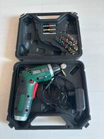 Parkside Schroefboormachine met accessoires, Doe-het-zelf en Verbouw, Gereedschap | Boormachines, Ophalen, Gebruikt, Variabele snelheid