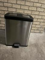 EKO prullenbak, Ophalen, Zo goed als nieuw, Rvs, Minder dan 50 cm