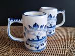 Pragtige Delftsblauwe bierpullen. Hand beschilderd., Ophalen of Verzenden