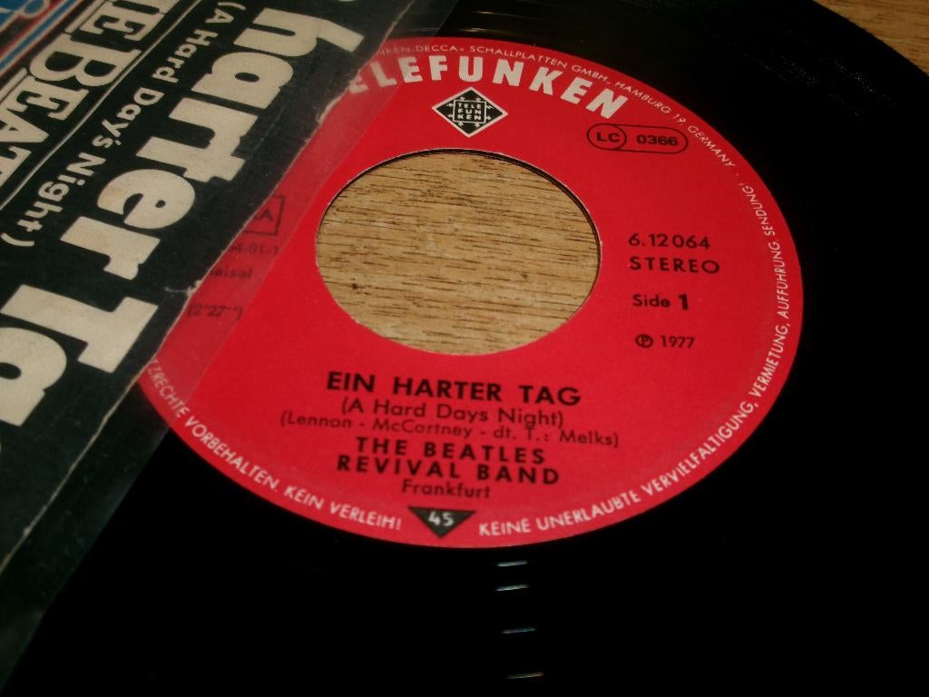 BEATLES REVIVAL BAND / Ein harter Tag / Duitse FH / ZG/ 1977, Cd's en Dvd's, Ophalen of Verzenden, Gebruikt, Pop