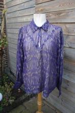 Tuniek paars/ goud Shoeby mt XXL transparant Vaste prijs AAN, Kleding | Dames, Blouses en Tunieken, Paars, Maat 46/48 (XL) of groter