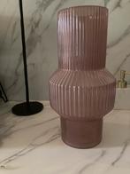 Light and Living vaas roze 31 cm zgan, Minder dan 50 cm, Glas, Ophalen of Verzenden, Zo goed als nieuw