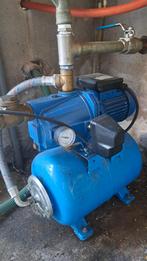 Grondwaterpomp met brandweerhaspel en sproeiers, Tuin en Terras, Waterpompen, Ophalen, Gebruikt, Elektrisch, Beregeningspomp