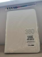 Ultra pro Vivid 9 Pocket Zippered Pro Binder - White, Ophalen of Verzenden, Nieuw