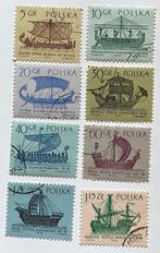 5. Polen 1963 mi serie 1383 / 1390 gestempeld, Verzenden, Polen, Gestempeld