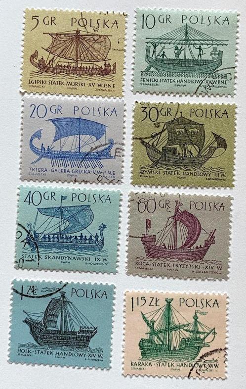 5. Polen 1963 mi serie 1383 / 1390 gestempeld, Postzegels en Munten, Postzegels | Europa | Overig, Gestempeld, Polen, Verzenden