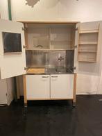Minikeuken in kastvorm, Ophalen, Gebruikt, Wit, Overige typen