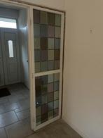 Glas in lood ramen, Doe-het-zelf en Verbouw, Glas en Ramen, Ophalen, Gevelraam of Ruit, Gebruikt, Minder dan 80 cm