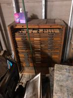 Antieke Drukpers compleet met letterkast, Antiek en Kunst, Antiek | Gereedschap en Instrumenten, Ophalen