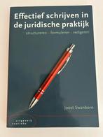 Hbo rechten/ effectief schrijven in de juridische praktijk, Ophalen of Verzenden, Zo goed als nieuw
