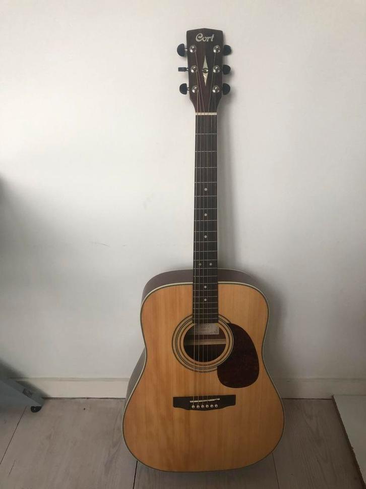 Cort Earth70 NS Akoestische Gitaar – Met Hoes & Lesboek, Muziek en Instrumenten, Snaarinstrumenten | Gitaren | Akoestisch, Ophalen